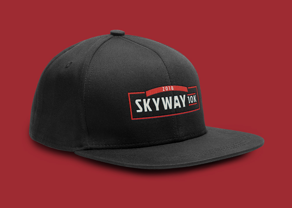 Skyway 10K: Marathon Logo Design